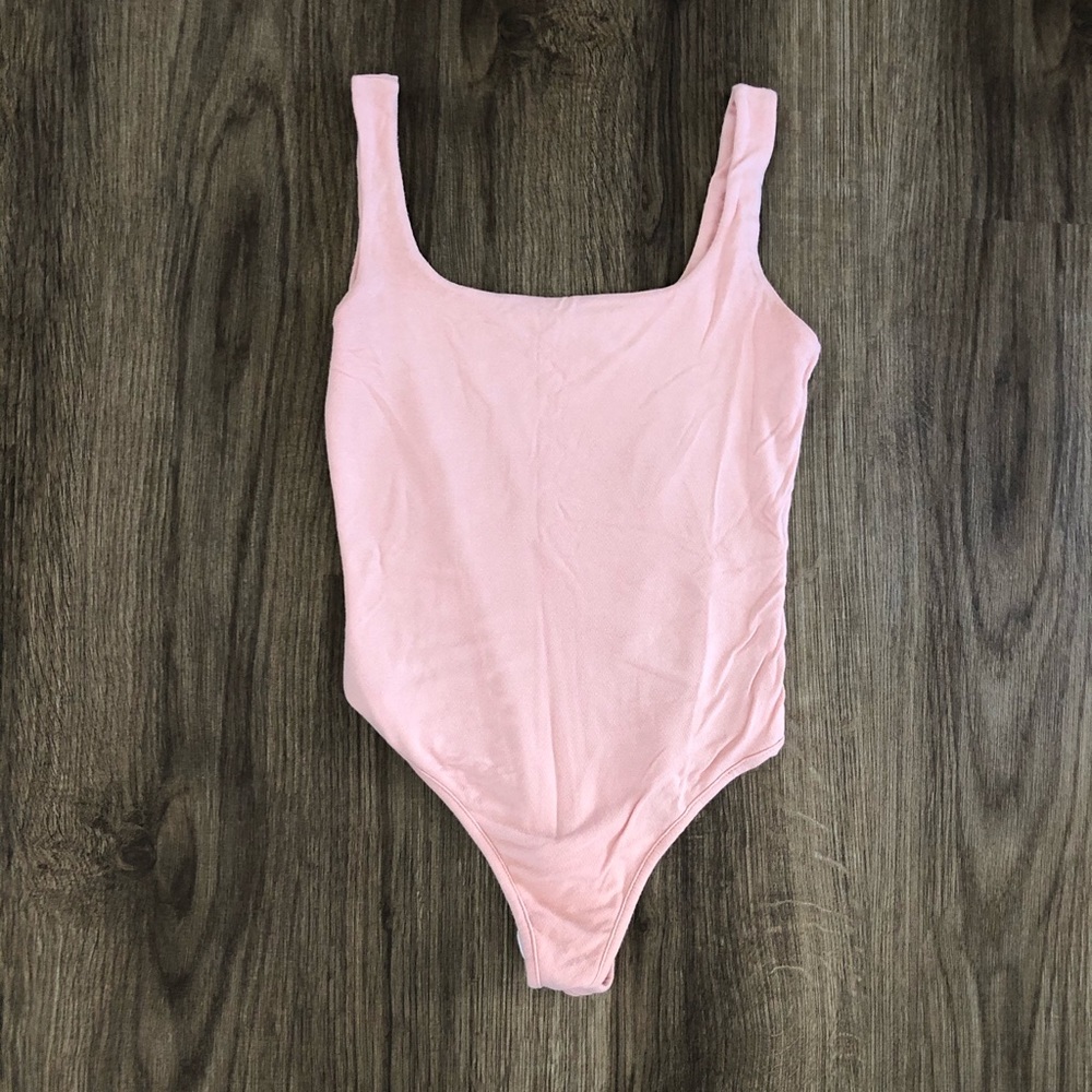 Light Pink Tank Top Bodysuit